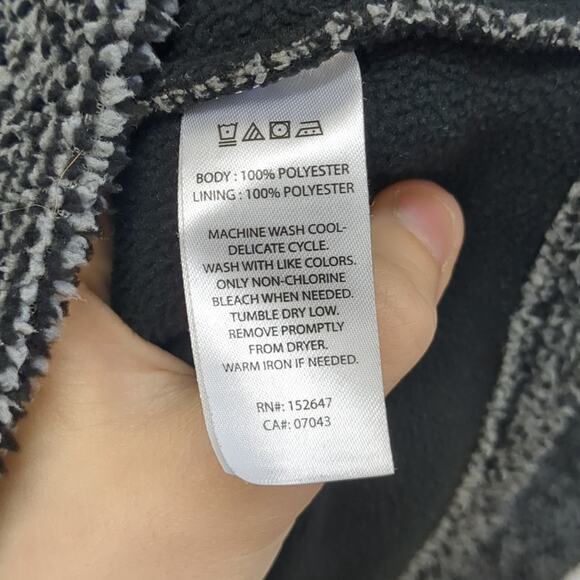 Telluride clothing Gray Zip Up Sweater Fleece lined size Large - Picture 3 of 4